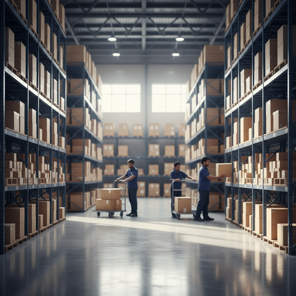 Modern fulfillment center in India